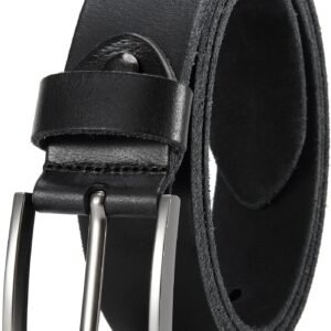 DOOPAI Gürtel Herren,Vollledergürtel Casual Arbeits,Cowboy Anzug Ledergürtel,Einstellbare Gürtel